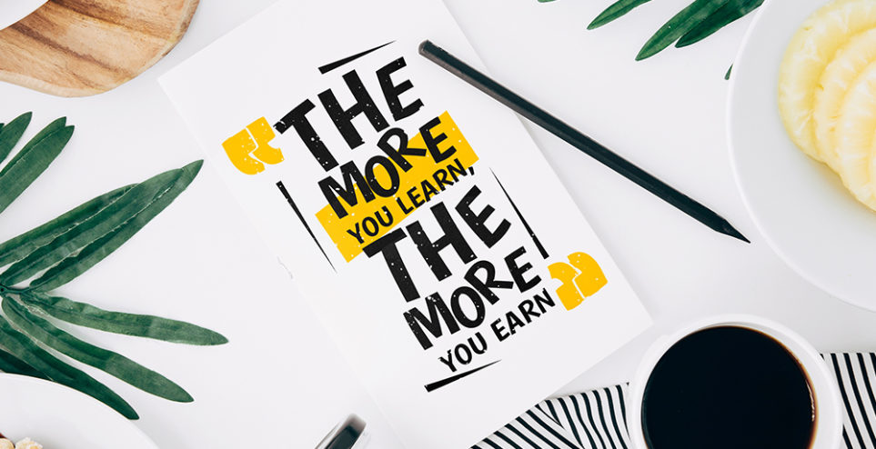 Flat-lay-paper-mockup-on-workspace-with-breakfast