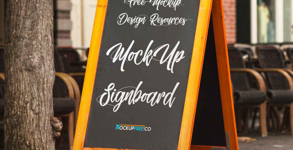 Wooden-Edges-Signboard-Mockup