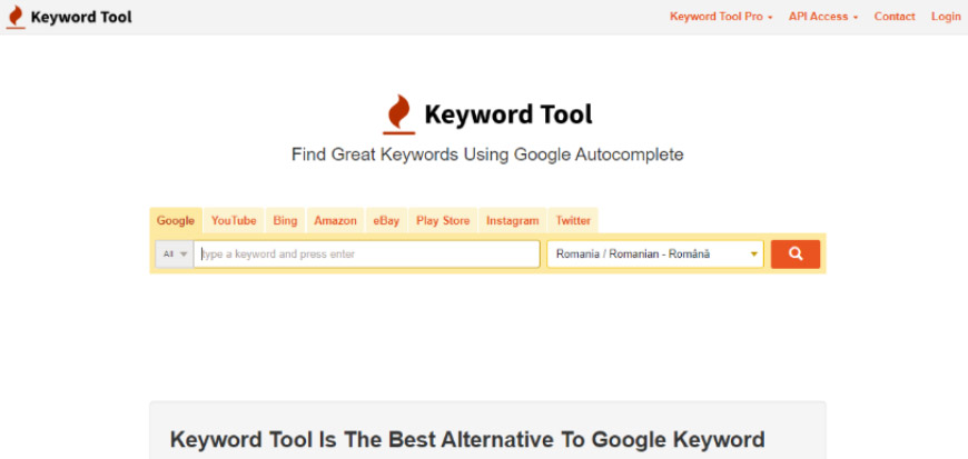 tool#2-Keywordtool.io