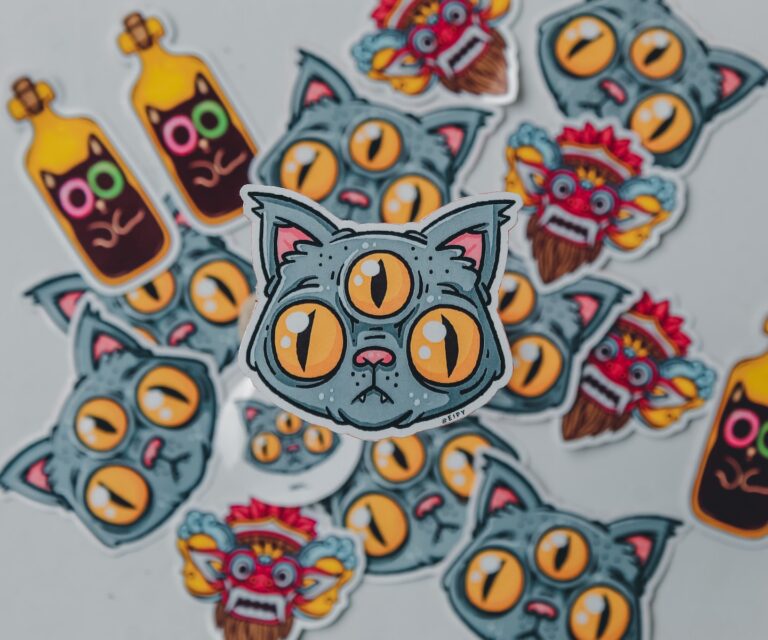 sticker design and printing